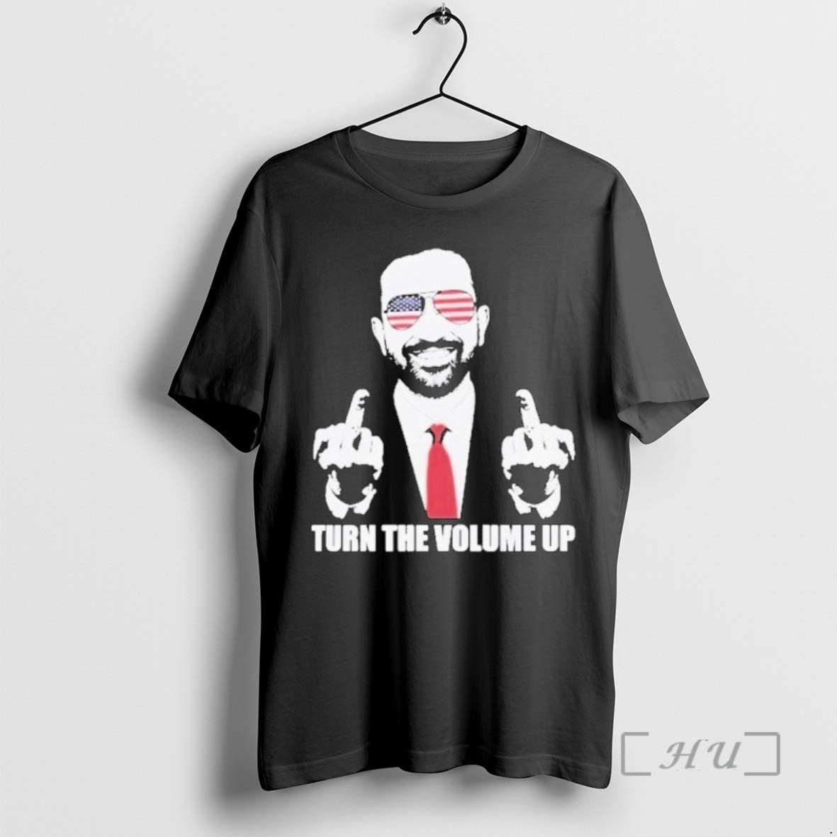 Trending Zohran Mamdani Turn The Volume Up Middle Finger Premium T Shirt Sweater Hoodie, Sweatshirt | InkPodShop.com