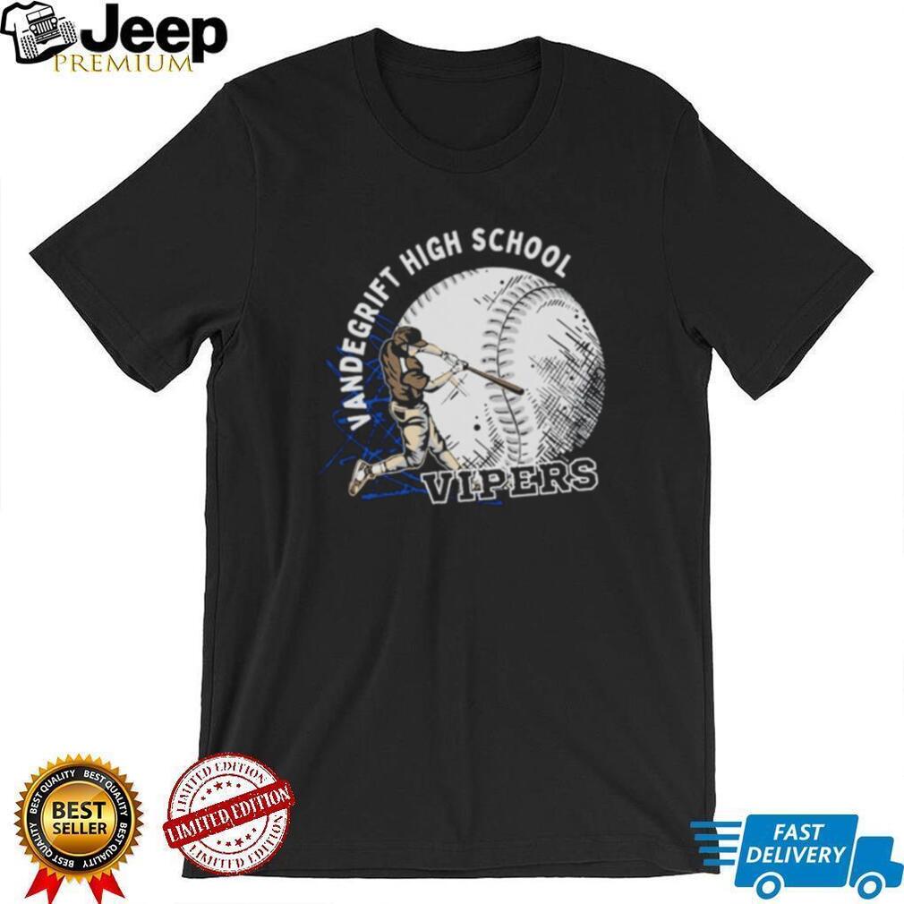 Vandegrift Crown Trio Baseball Highschool graphic shirt