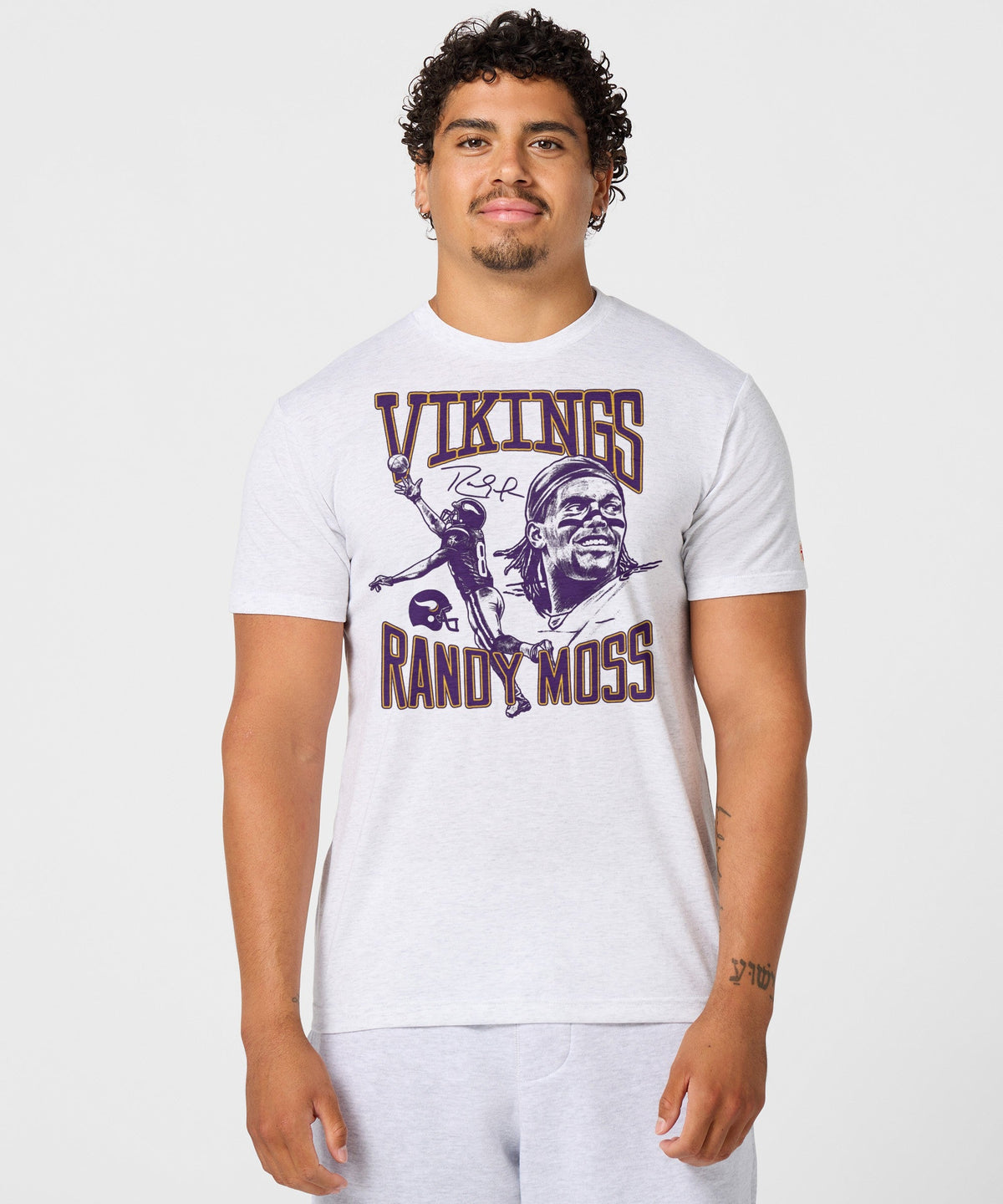 Vikings Randy Moss Signature Portrait