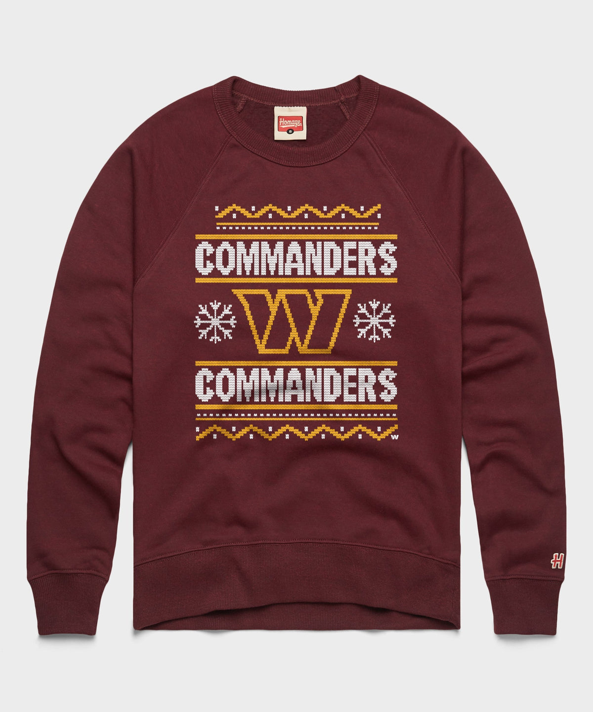 Washington Commanders Holiday Crewneck