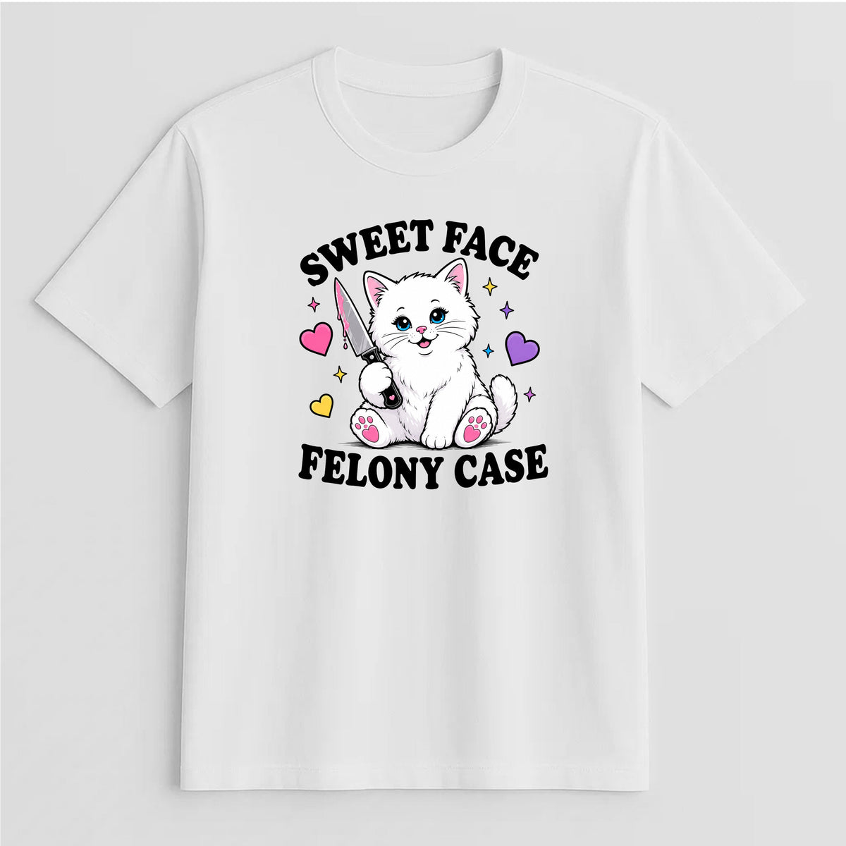 Unisex | Sweet Face Felony Case | Tee