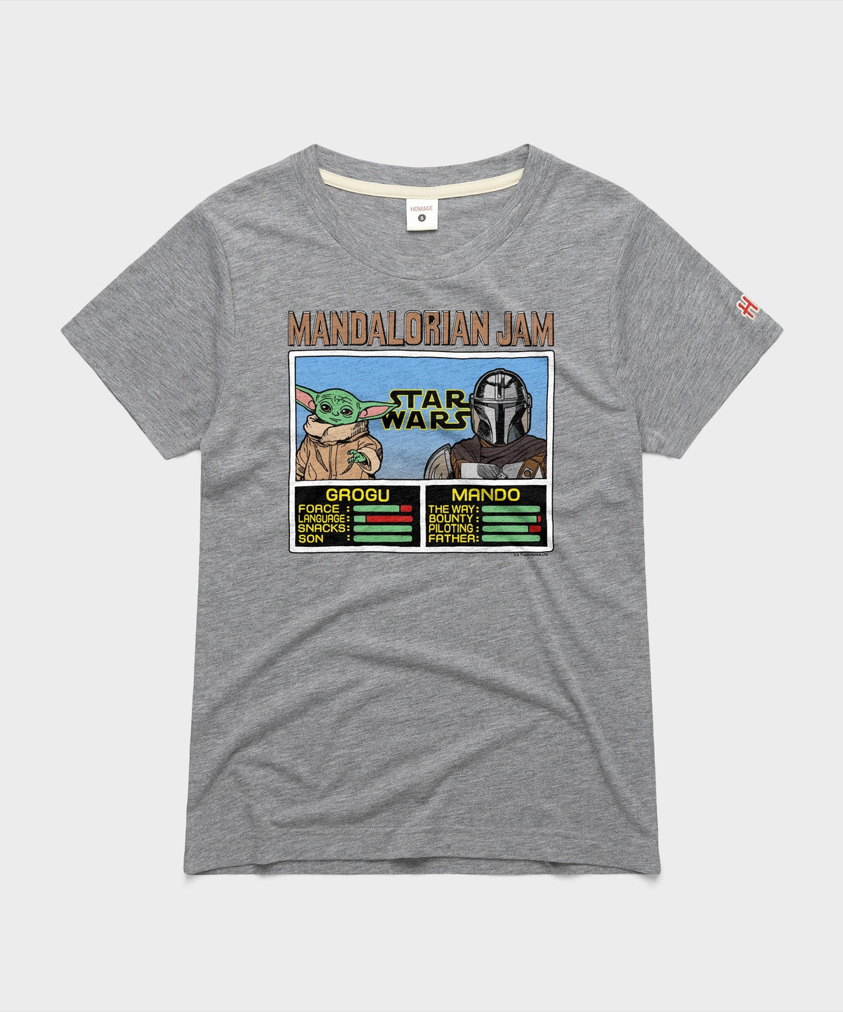 Women's Mandalorian Jam Grogu And Mando