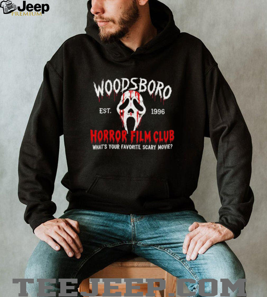 Woodsboro Horror Film Club What’s Your Favorite Scary Movie shirt