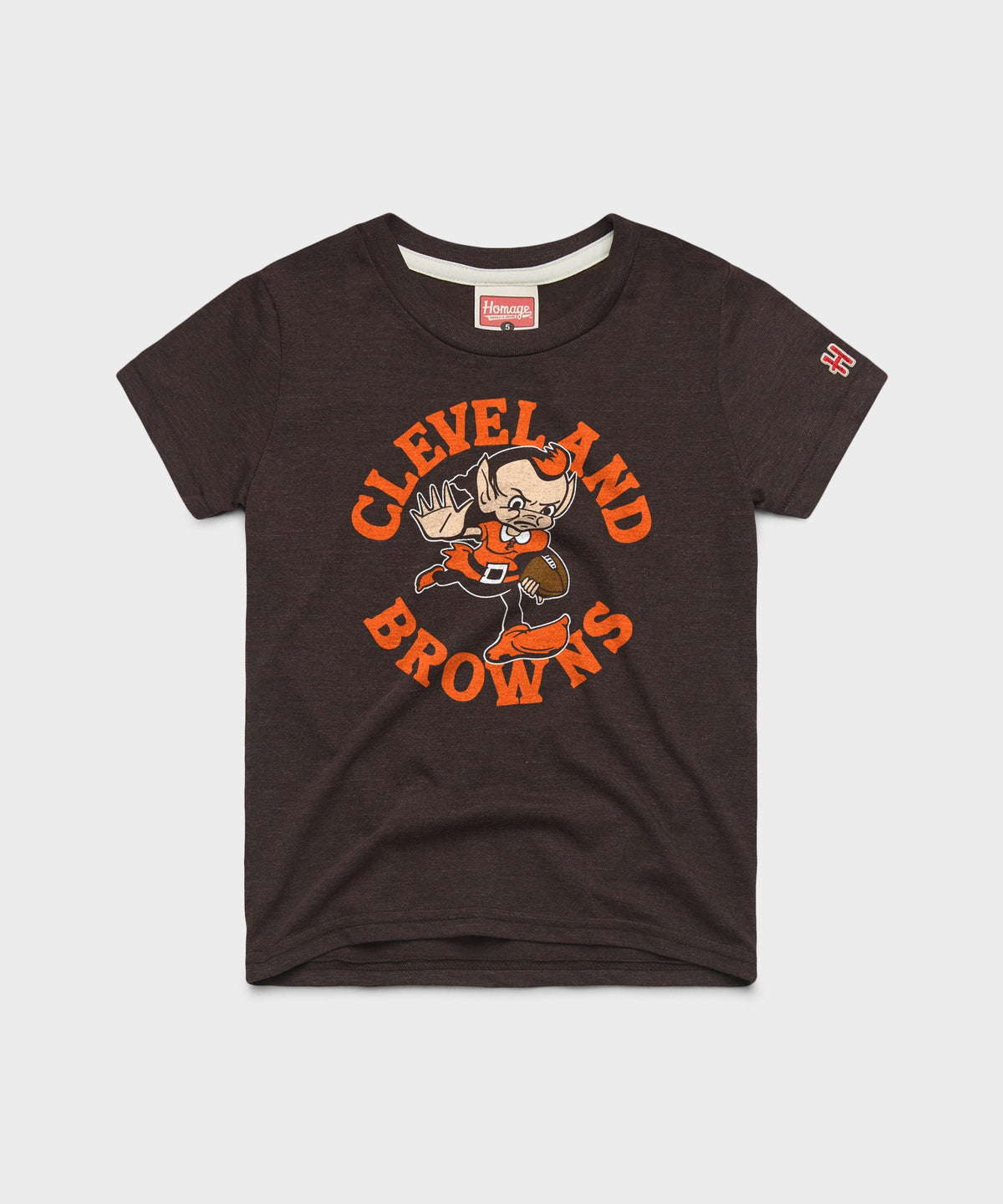 Youth Cleveland Browns Brownie Stiff Arm