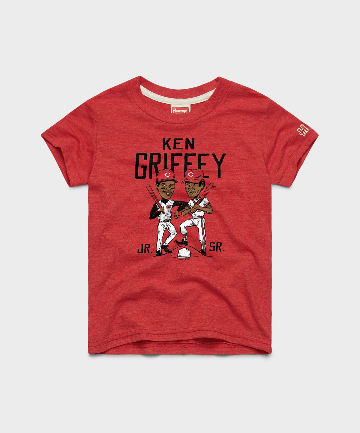 Youth Ken Griffey Father And Son Reds