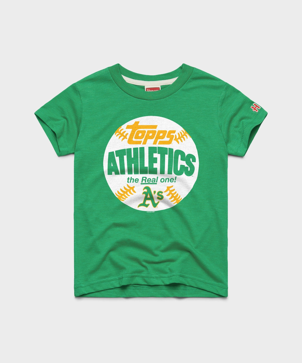 Youth MLB x Topps Baseball The Real One Athletics