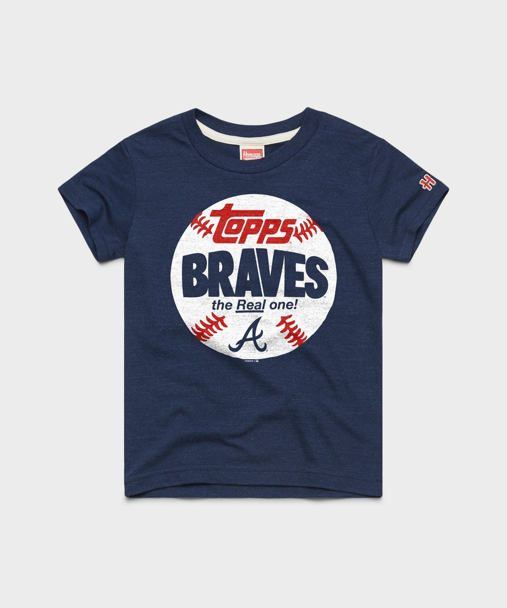 Youth MLB x Topps Baseball The Real One Atlanta Braves