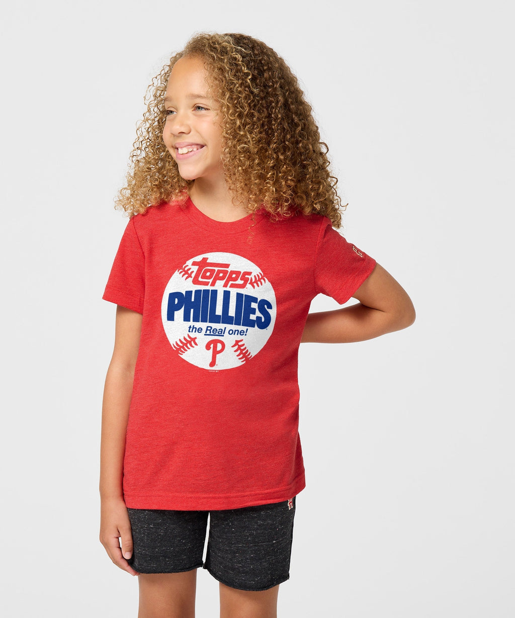 Youth MLB x Topps Baseball The Real One Philadelphia Phillies