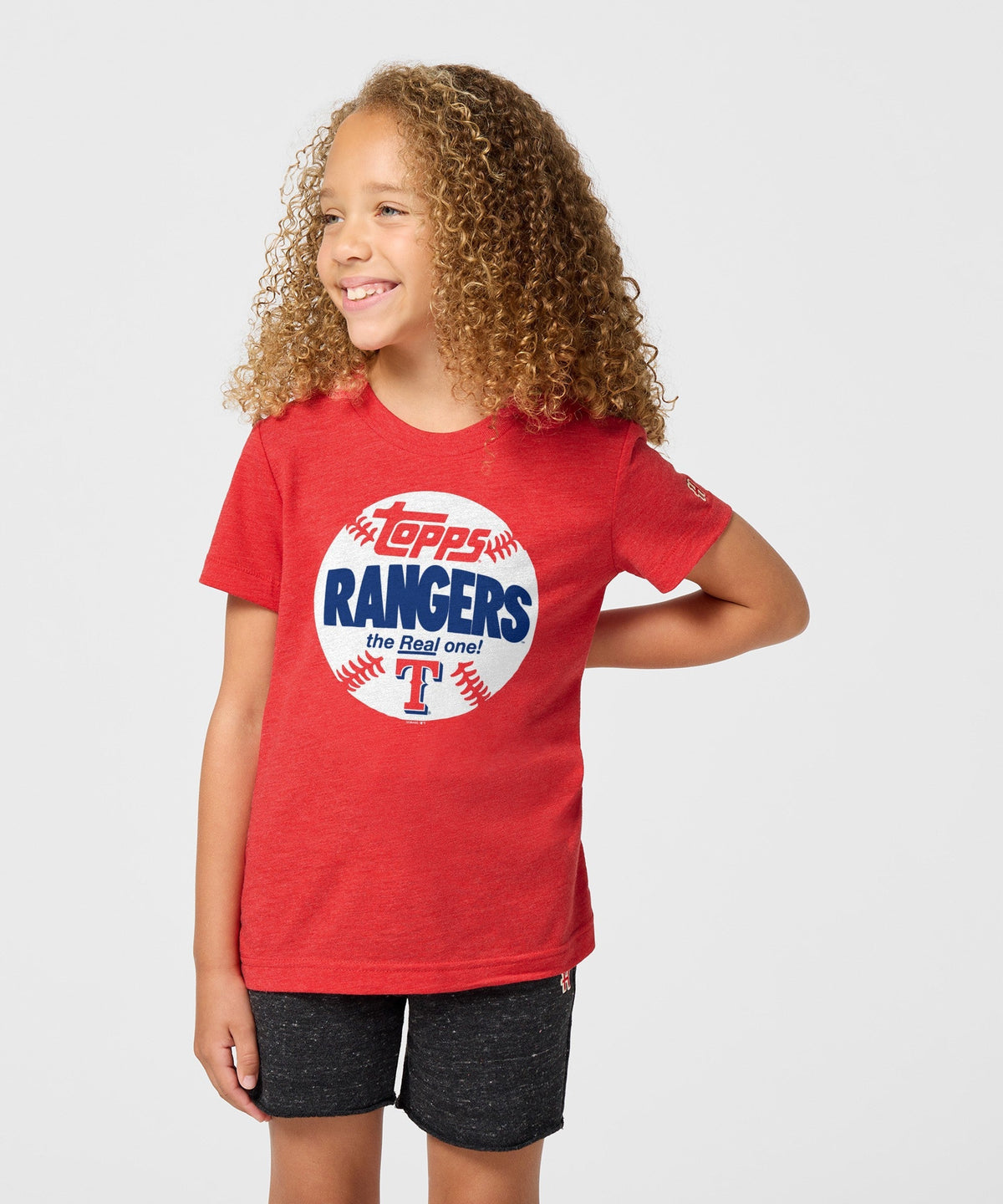 Youth MLB x Topps Baseball The Real One Texas Rangers