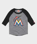 Youth Miami Marlins '17 Raglan