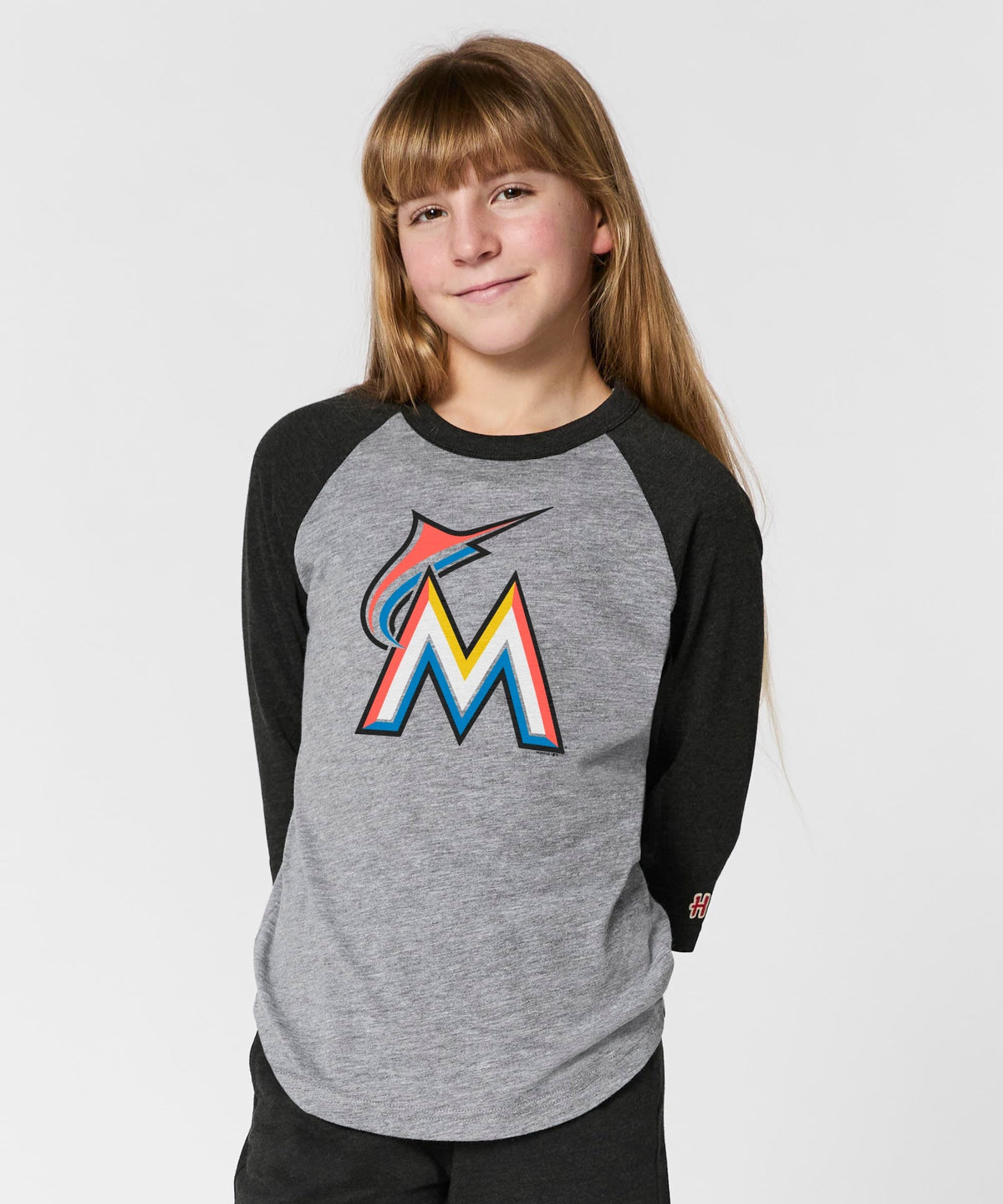 Youth Miami Marlins '17 Raglan