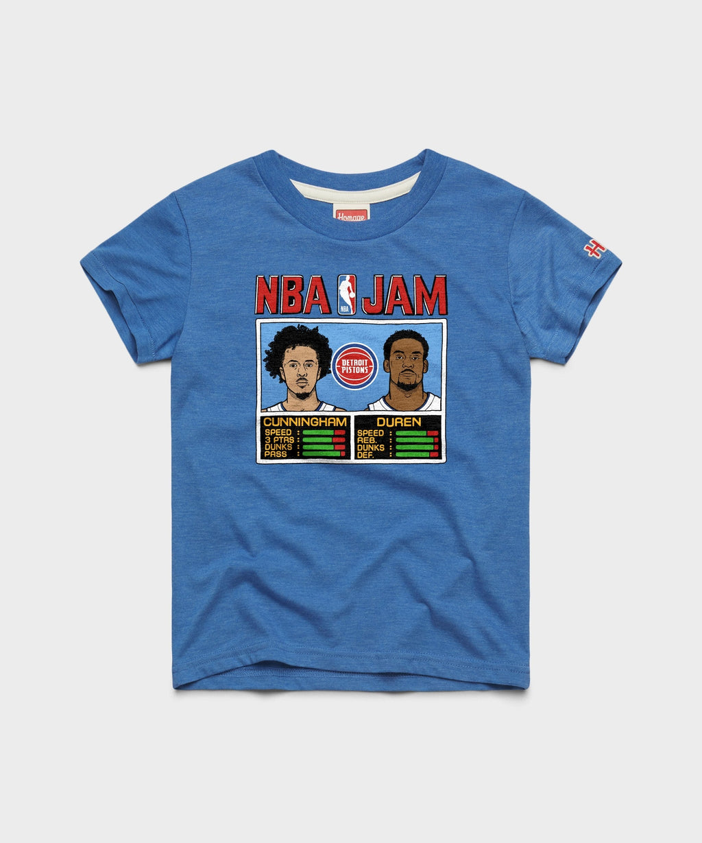 Youth NBA Jam Pistons Cunningham And Duren