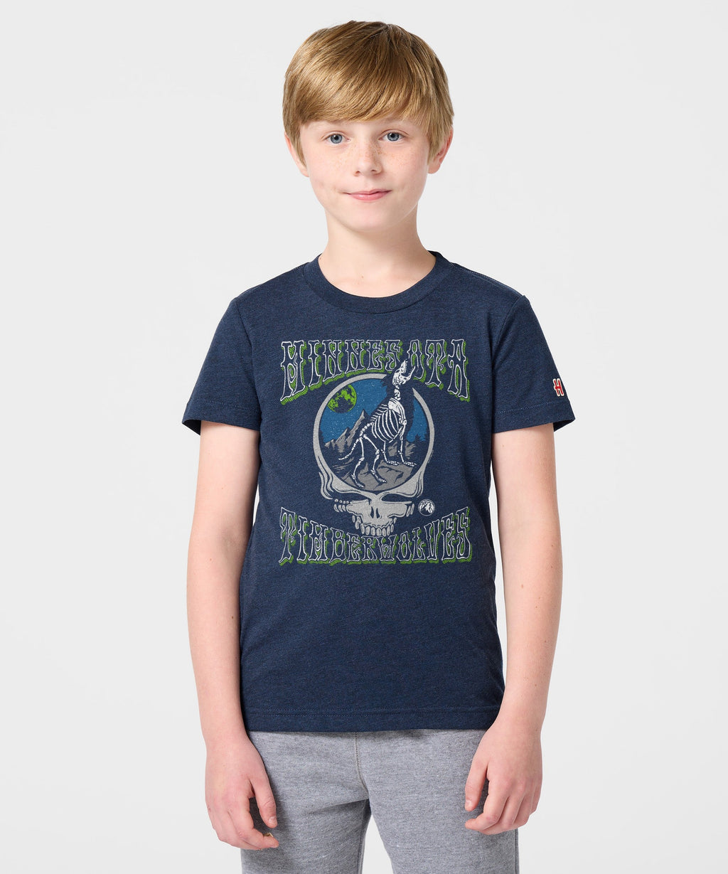 Youth NBA x Grateful Dead x Timberwolves Skull