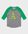 Youth Oakland Athletics Jersey Logo '70 Raglan