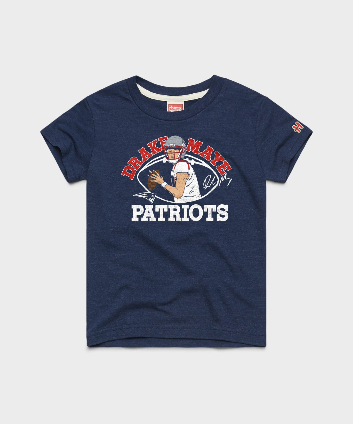 Youth Patriots Drake Maye Signature