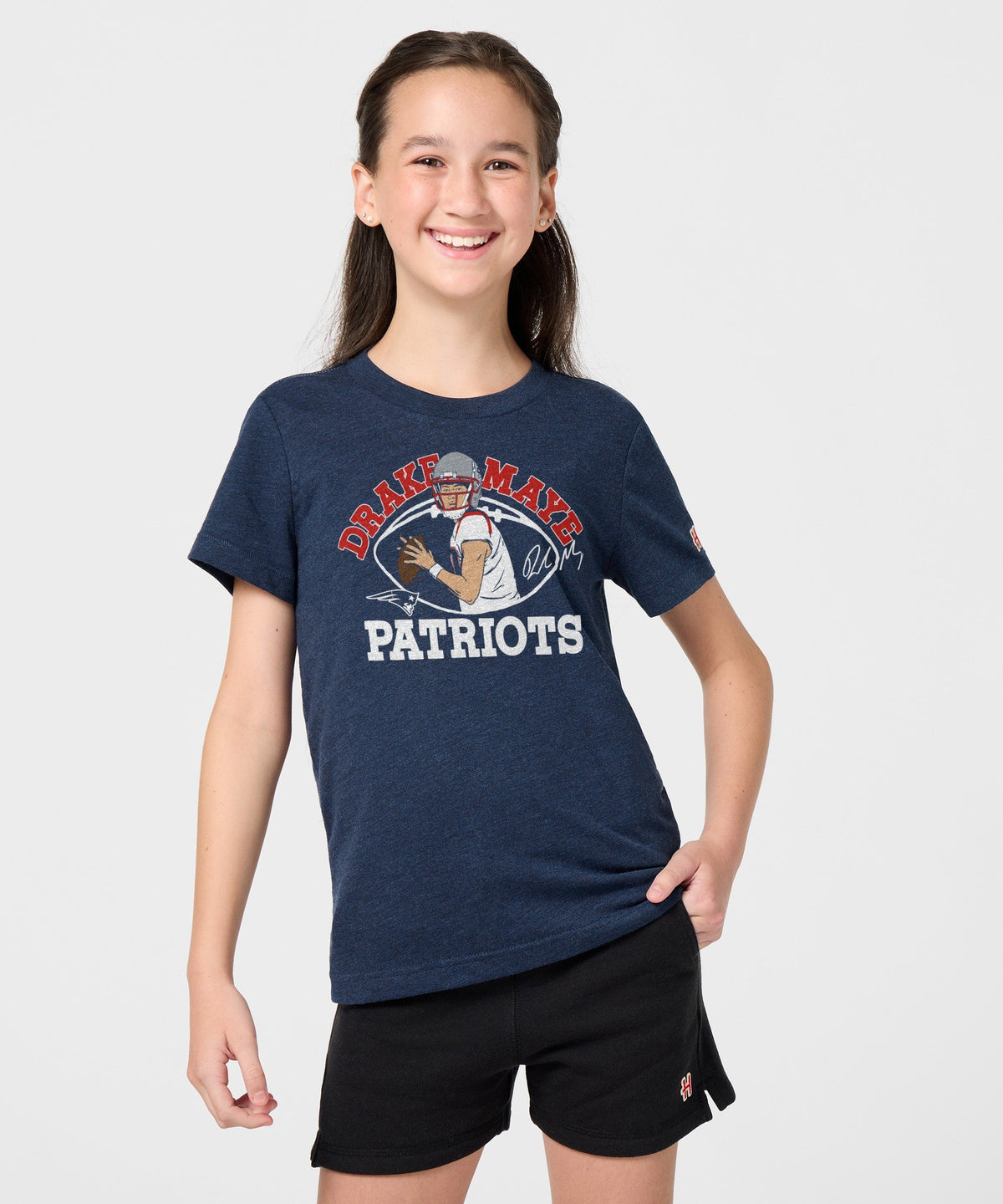 Youth Patriots Drake Maye Signature