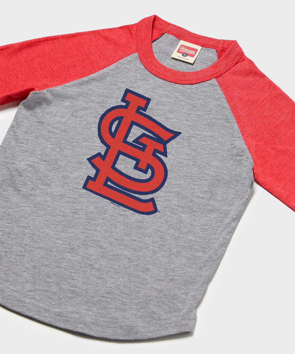 Youth St. Louis Cardinals Cap Logo '58 Raglan