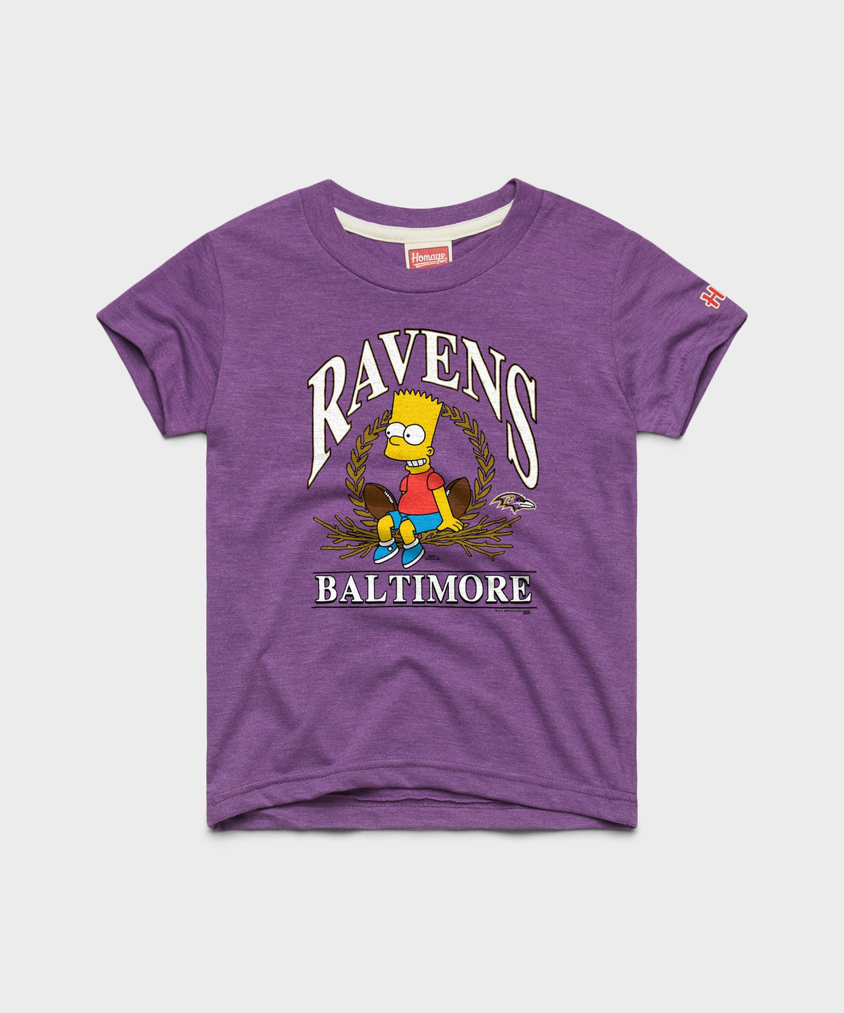 Youth The Simpsons Bart x Baltimore Ravens