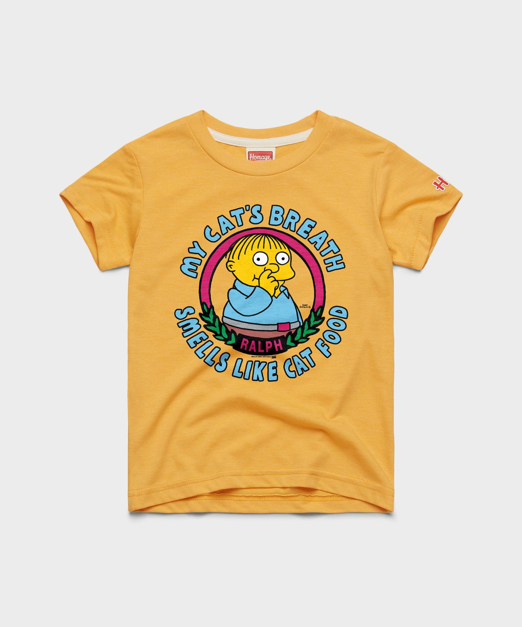 Youth The Simpsons Ralph My Cat's Breath Smells Like Cat Food