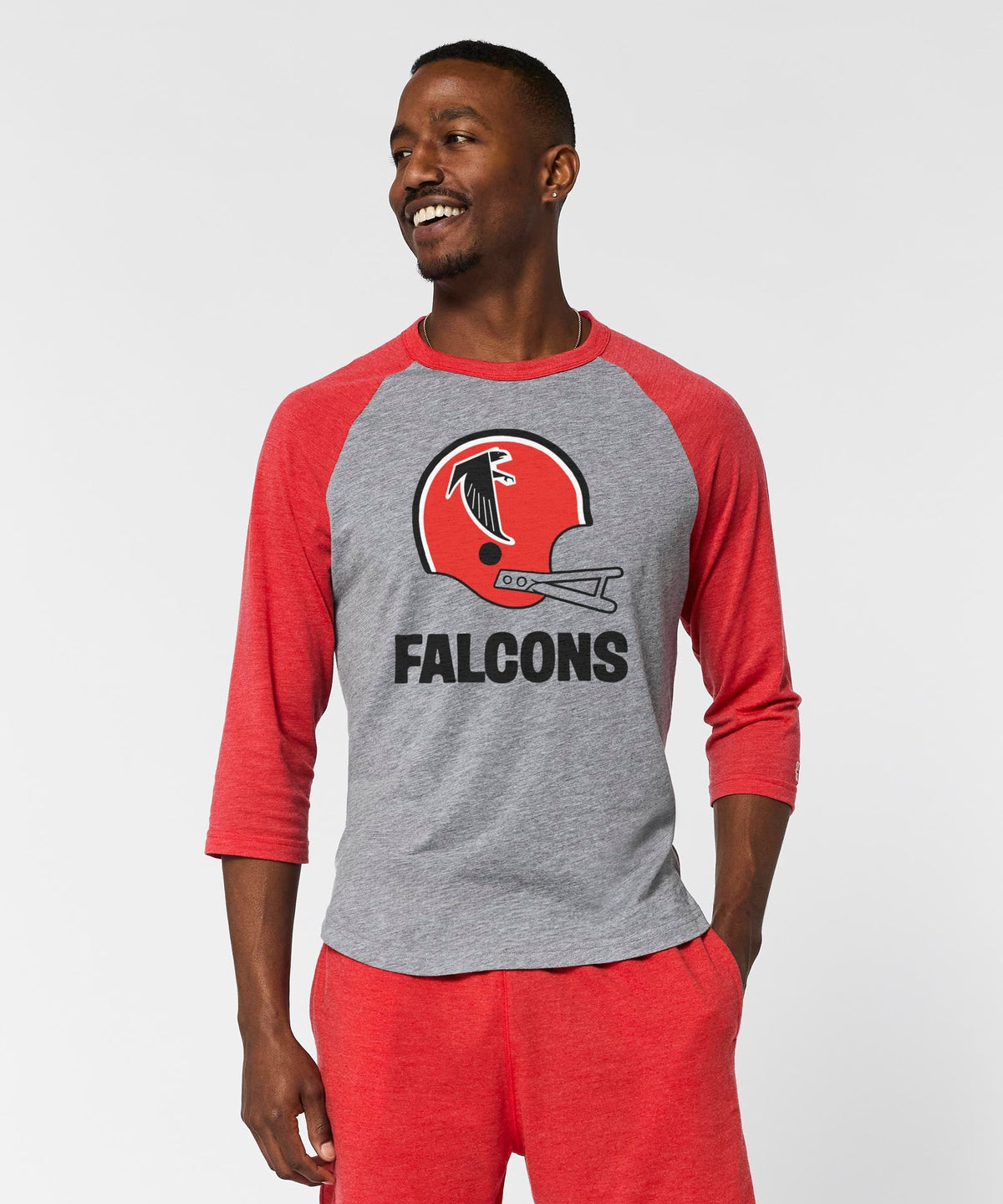Atlanta Falcons Big Helmet Raglan