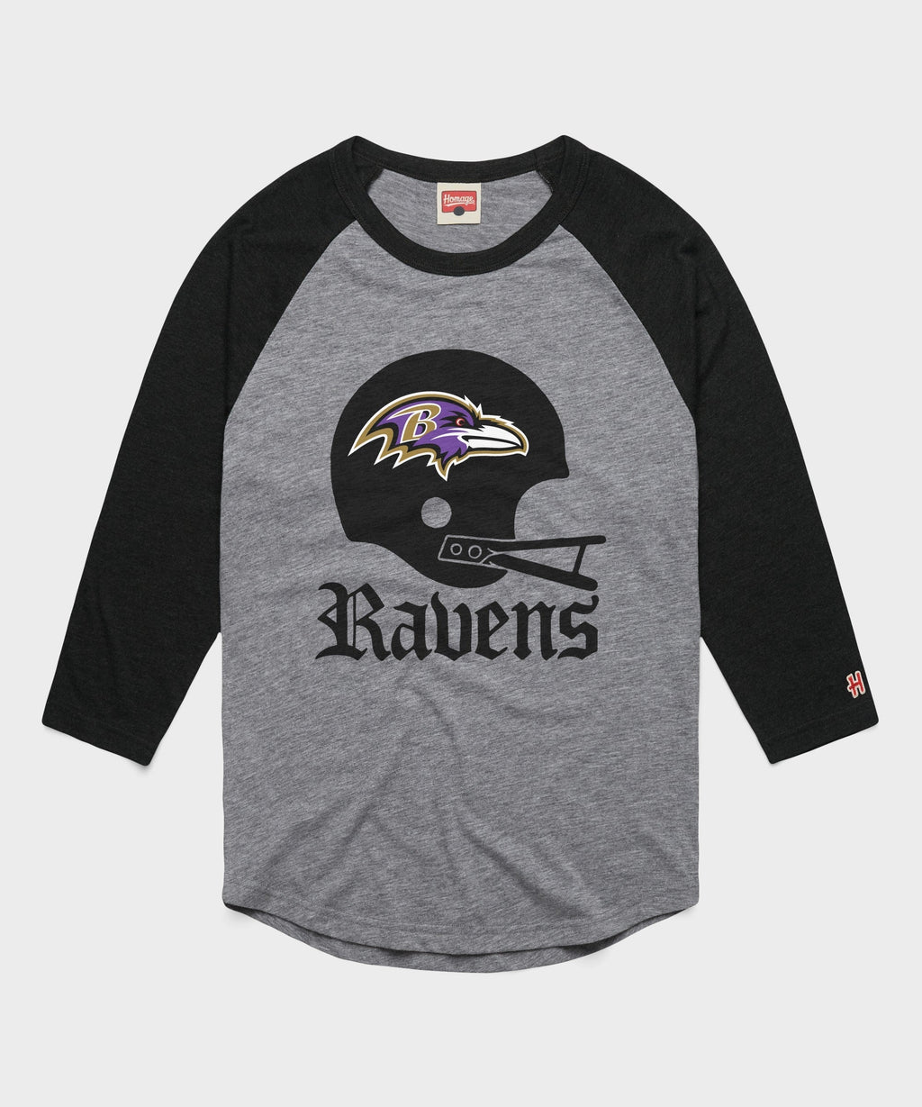 Baltimore Ravens Big Helmet Raglan