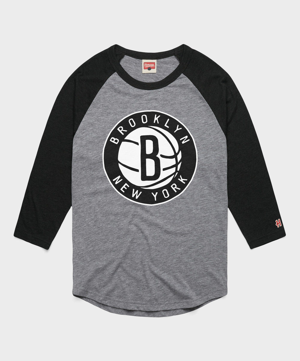 Brooklyn Nets Logo Raglan