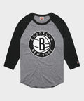 Brooklyn Nets Logo Raglan