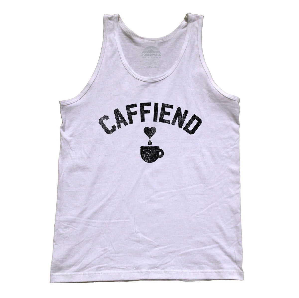 Unisex Caffiend Tank Top - Coffee Caffeine