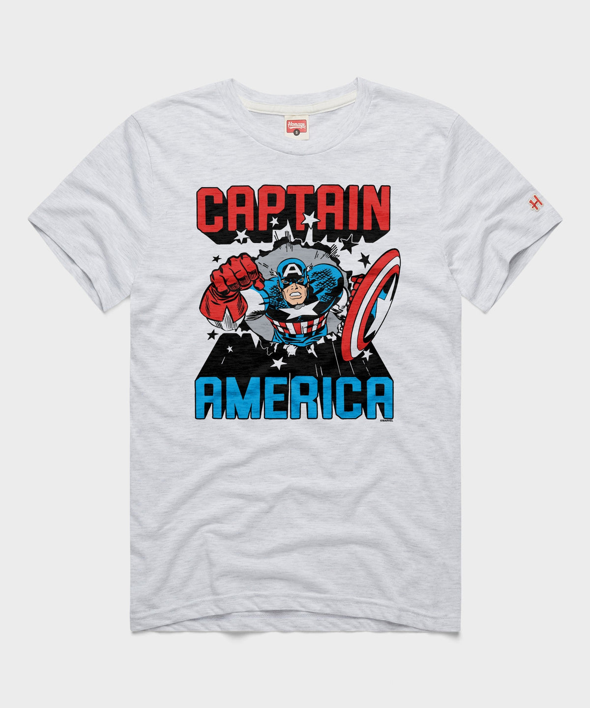 Captain America Bustin' Through