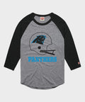 Carolina Panthers Big Helmet Raglan
