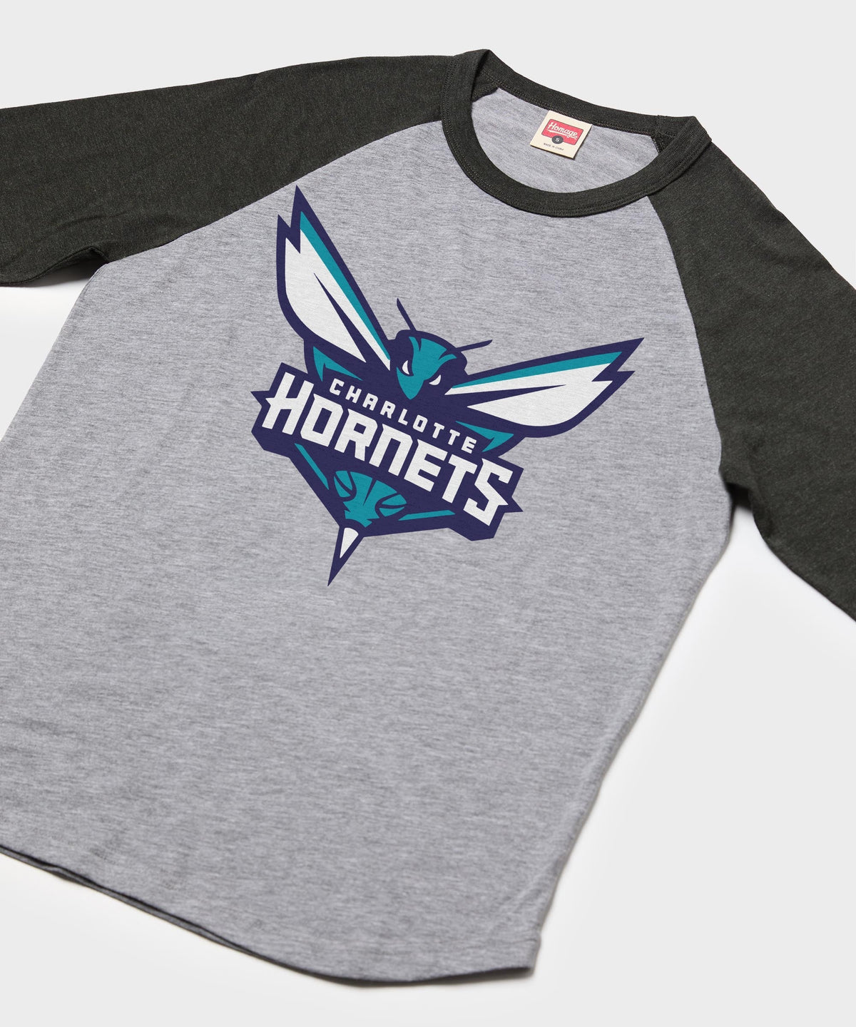 Charlotte Hornets Logo Raglan