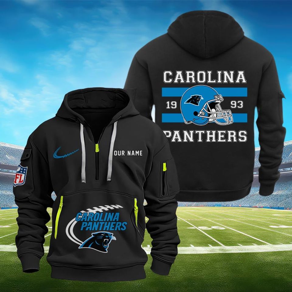 Carolina Football Custom Tactical Quarter Zip Hoodie