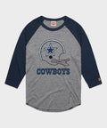 Dallas Cowboys Big Helmet Raglan