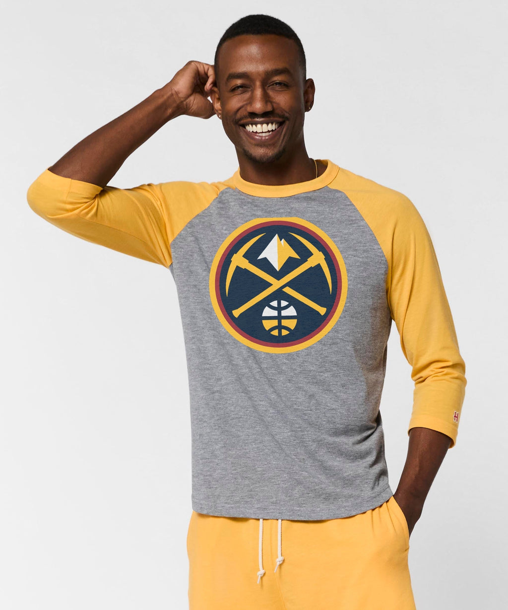 Denver Nuggets Logo Raglan