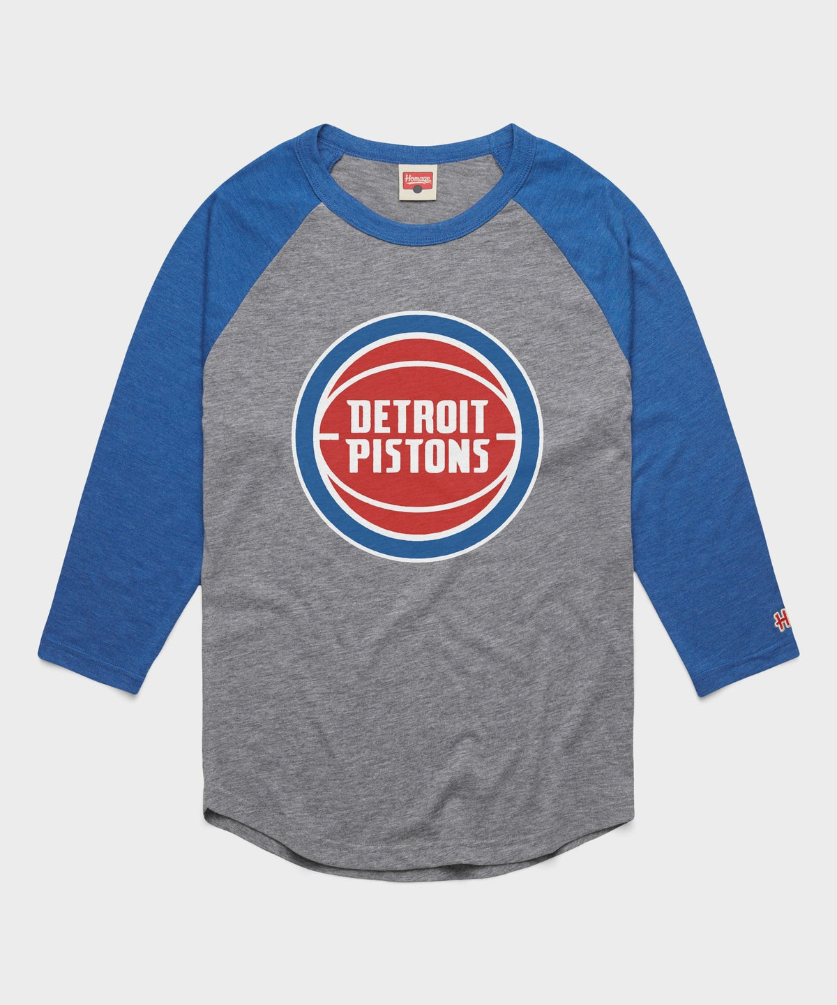 Detroit Pistons Logo Raglan