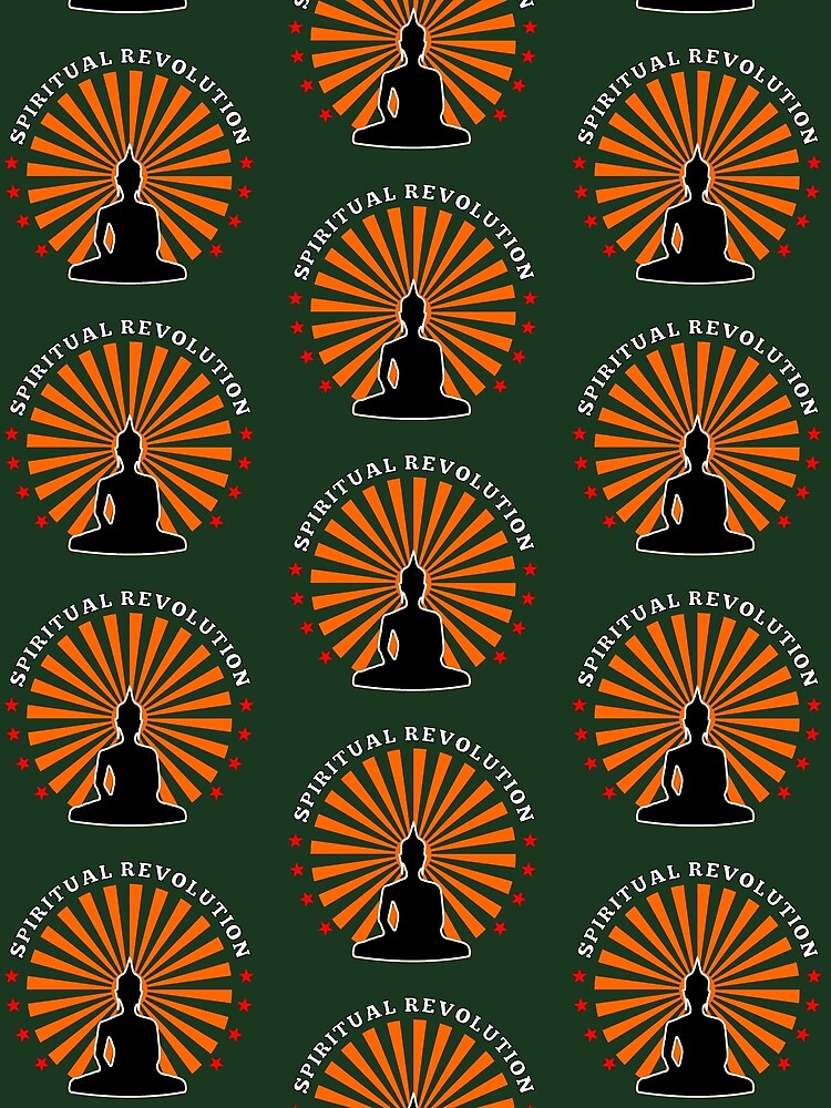 Buddha Spiritual Revolution yoga lotus enlightenment by SolidEarthArt