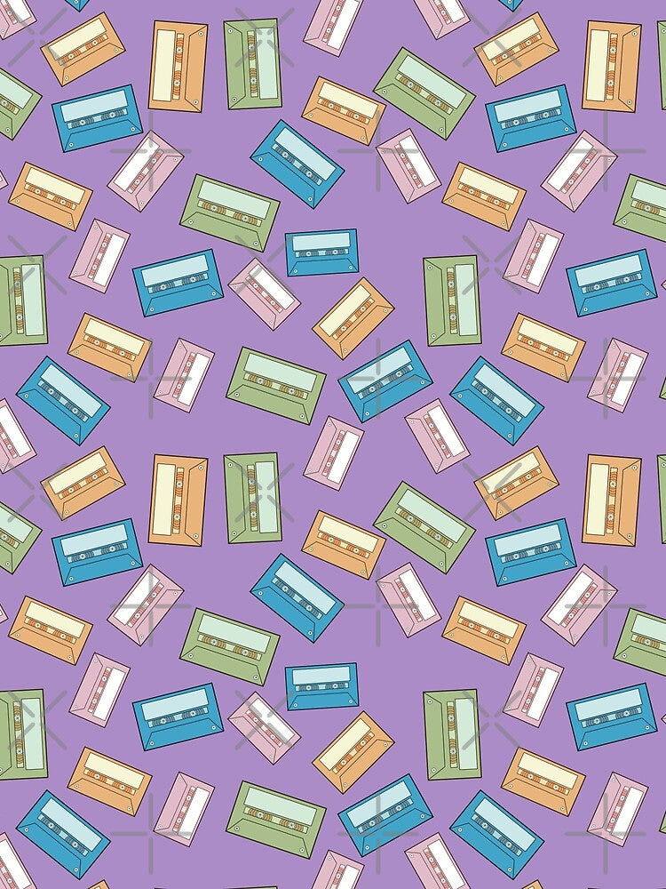 Retro Cassette Tapes by CadyCatCreative