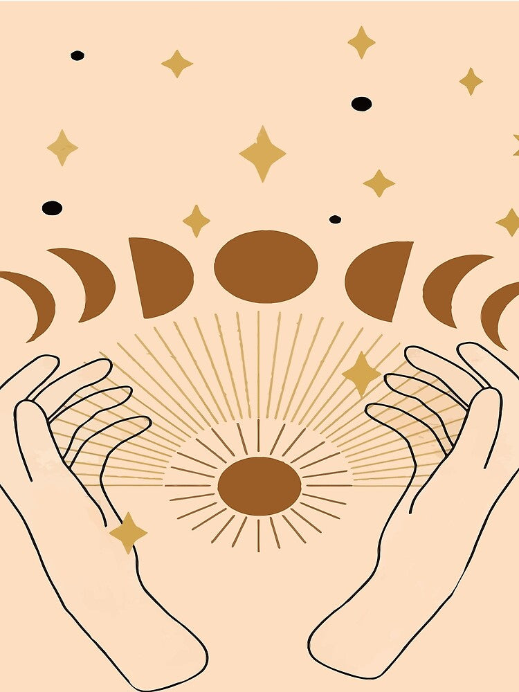 Moon Phases in my Hands by RaianasHome