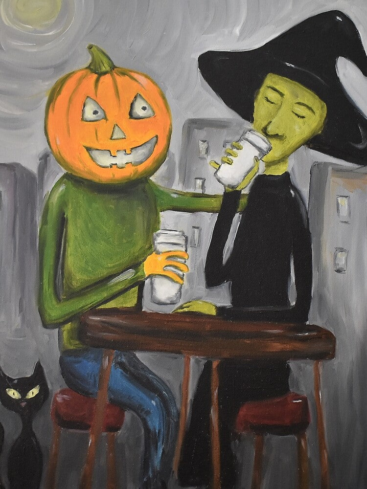 Pumpkin Latte Season by outterboundsart