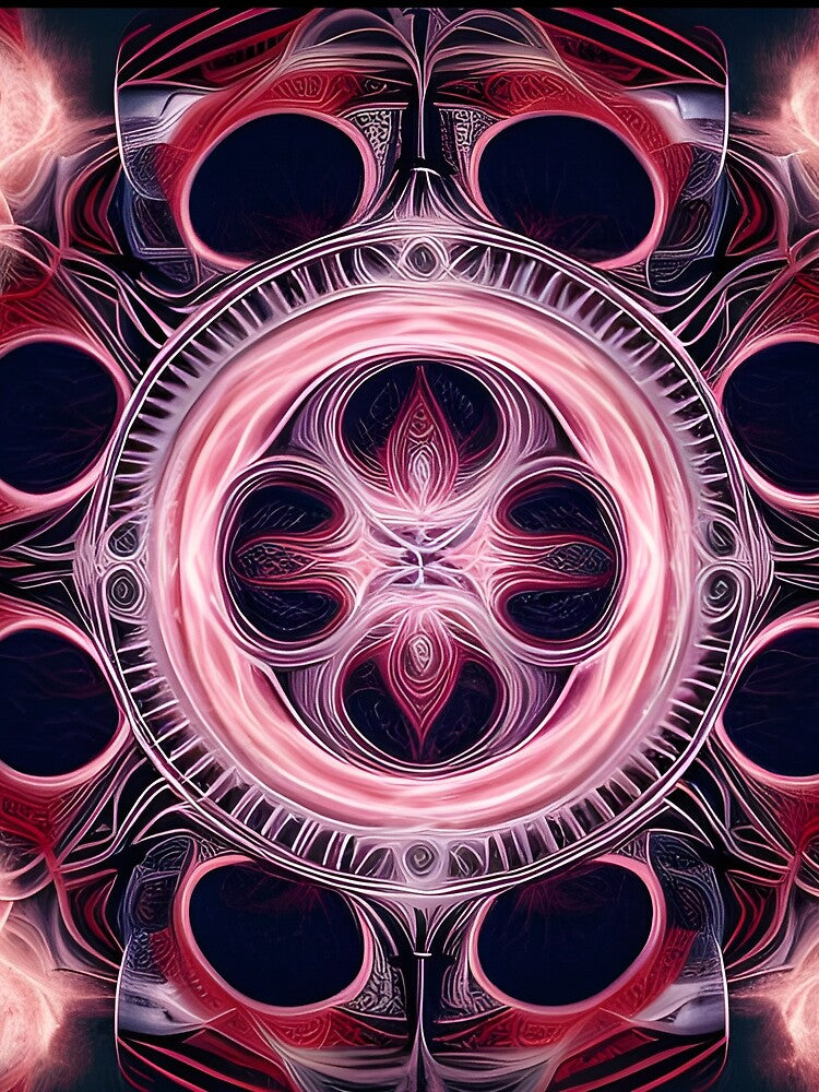 Fractal Symmetry 003 Print by DMT Official Merch