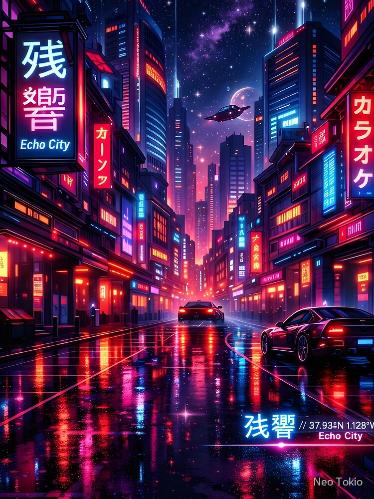 Afterglow Streets — Neon Echo City by Neo Tokio