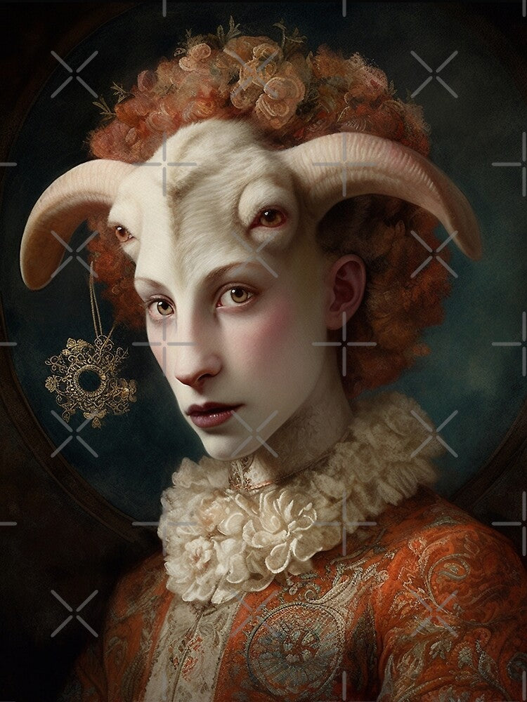 Aries - Zodiac - Star Sign - Fantasy Art by PrintMagpieUK