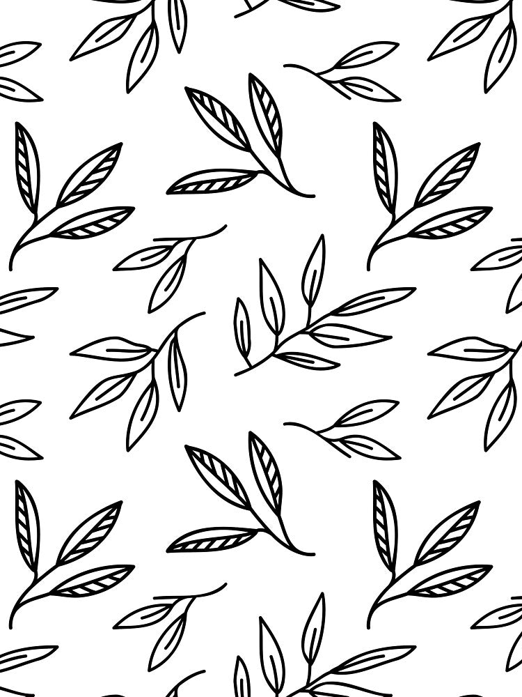 Abstract Leaves Pattern Design by AgataCreate