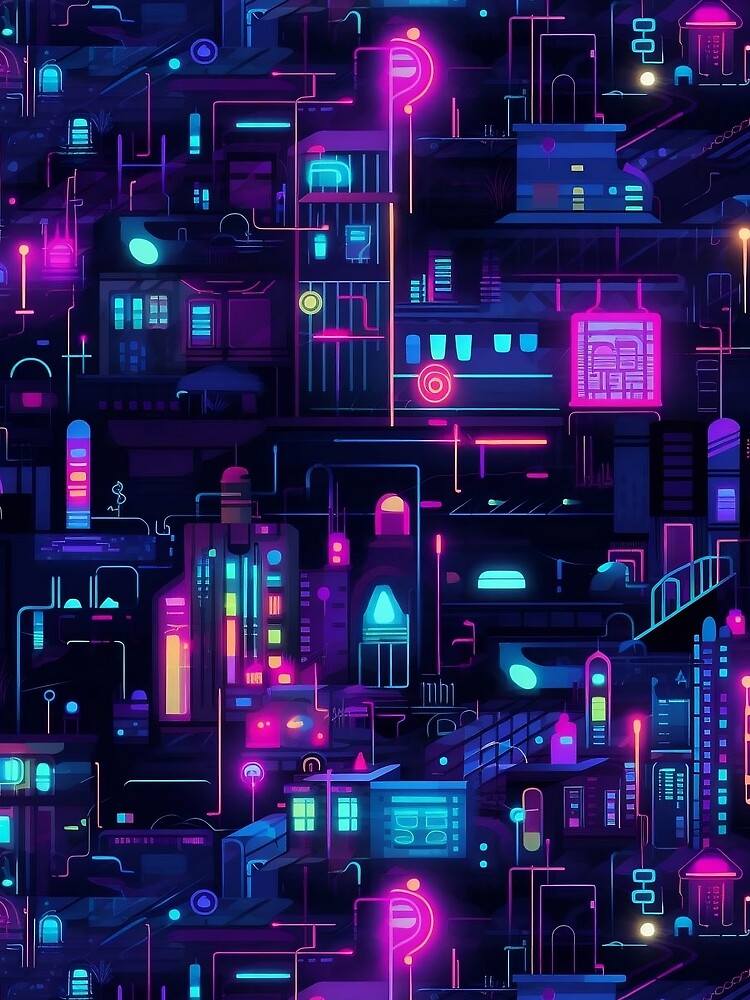 Neon City Countdown by overheadclick