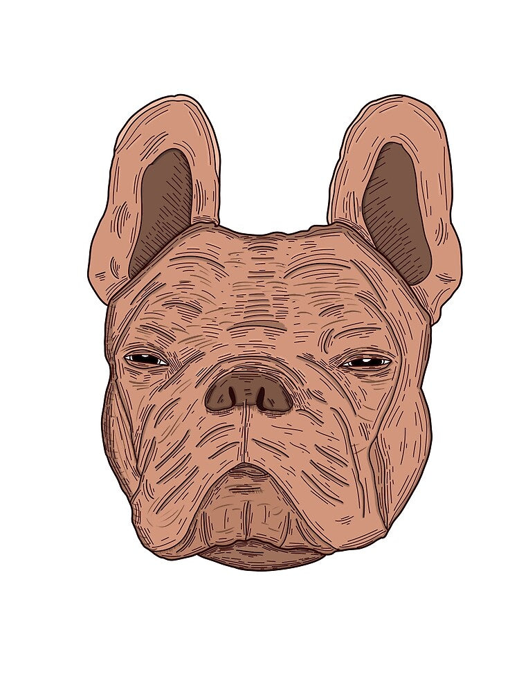 Suspicious French bulldog by nostakesart