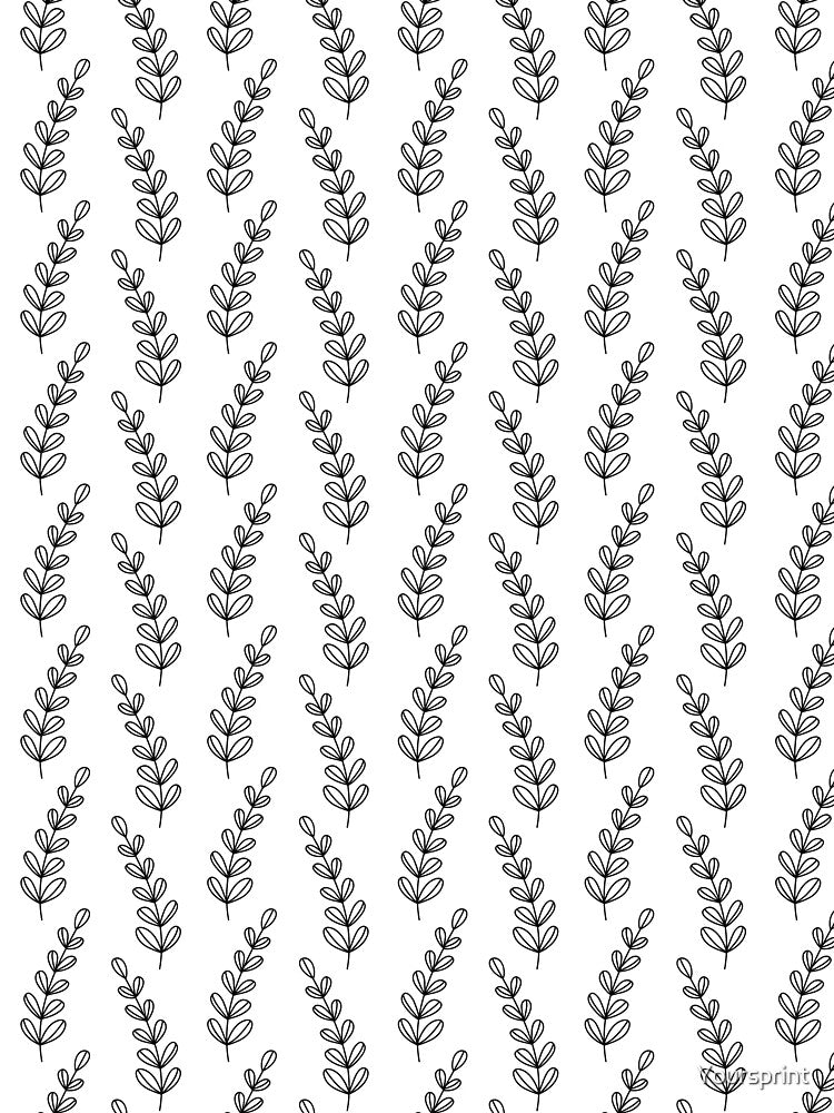 Hand drawn floral pattern by Yoursprint