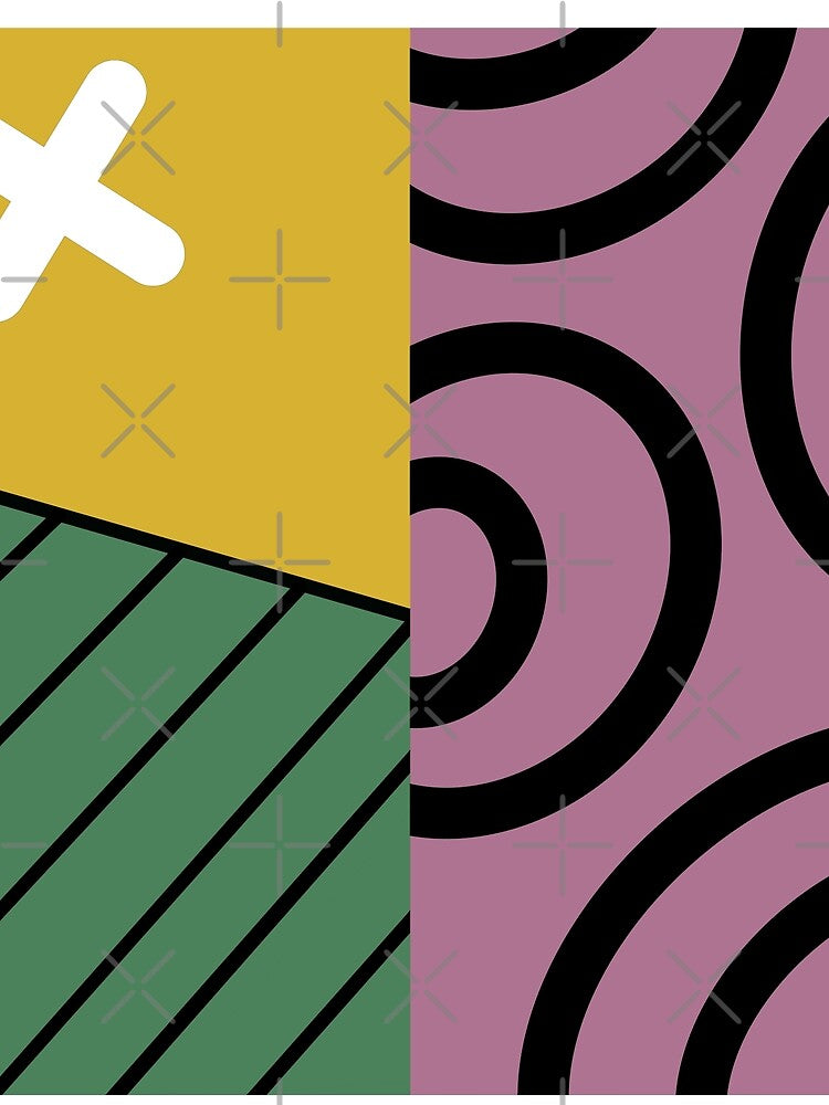 Retro Memphis Mashup – Bold 90s Abstract Pattern by Caramelo streetwear
