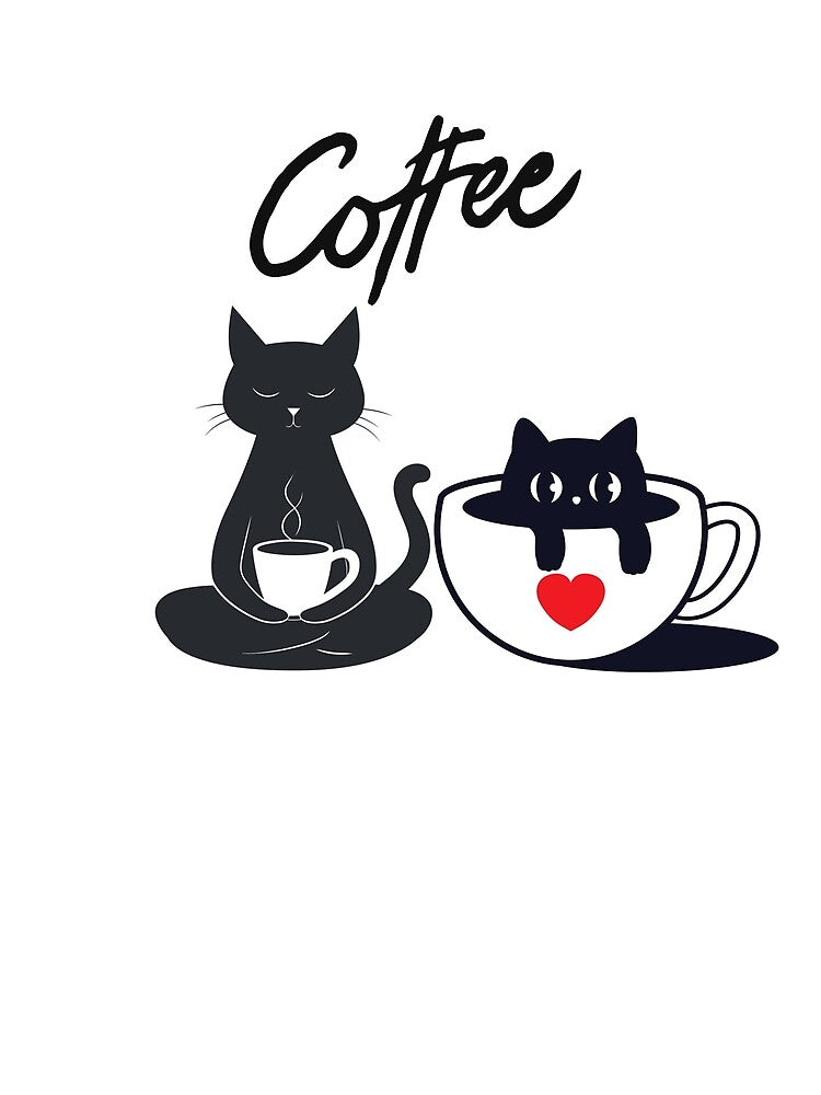 Cats & Coffee Vibes – Cozy Morning Cat Lovers Design by ArtoraGallery