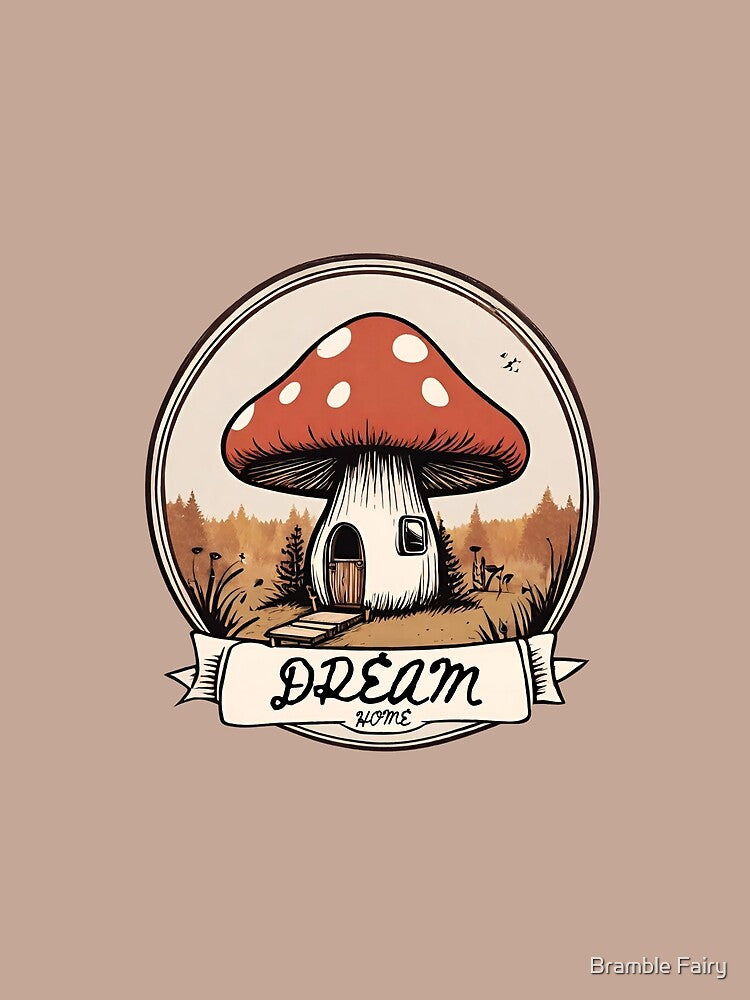 Dream Home Toadstool by Bramble Fairy