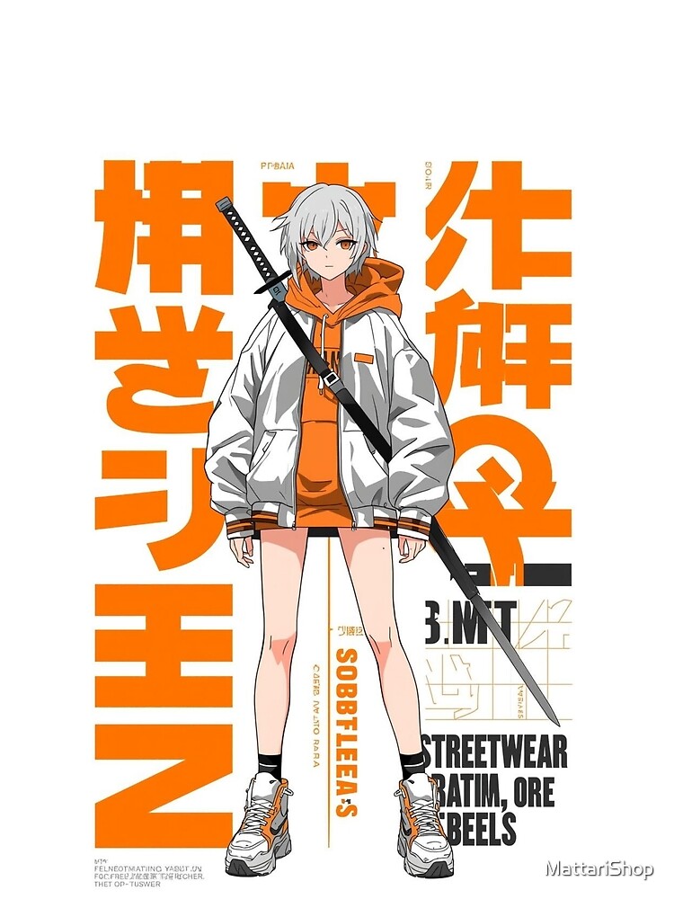Neo Cyberpunk Anime Streetwear T-Shirt | Futuristic Techwear Girl Graphic Tee by MattariShop